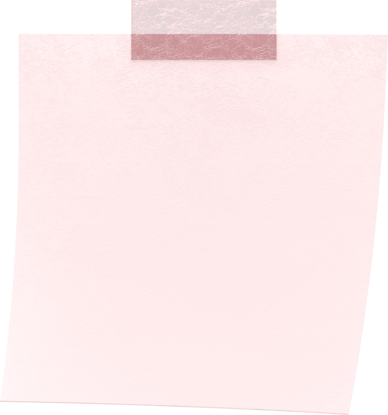 sticky note pink